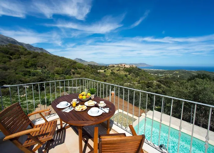 Villa Cretan View With Heated Swimming Pool
