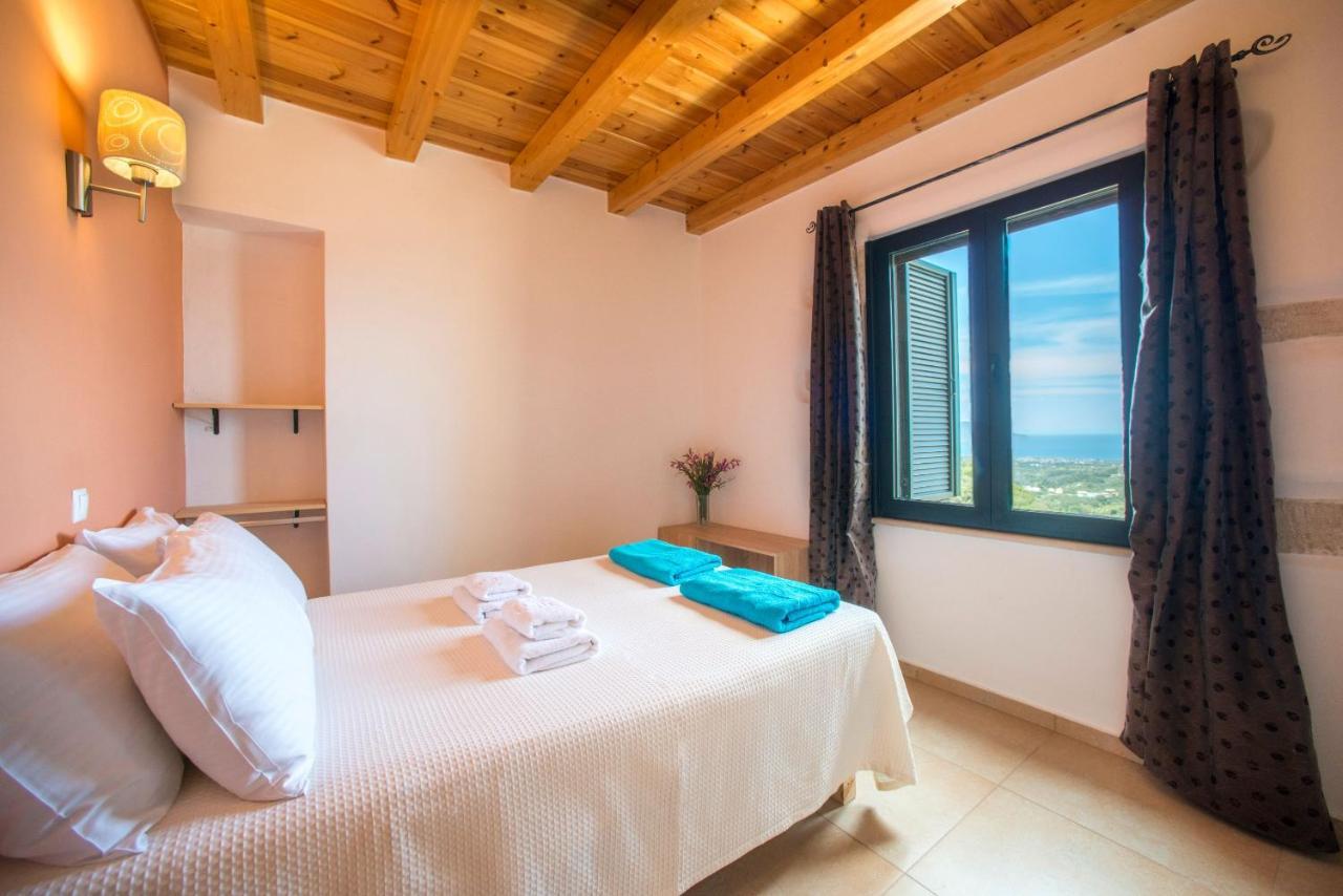 וילה Cretan View With Heated Swimming Pool *